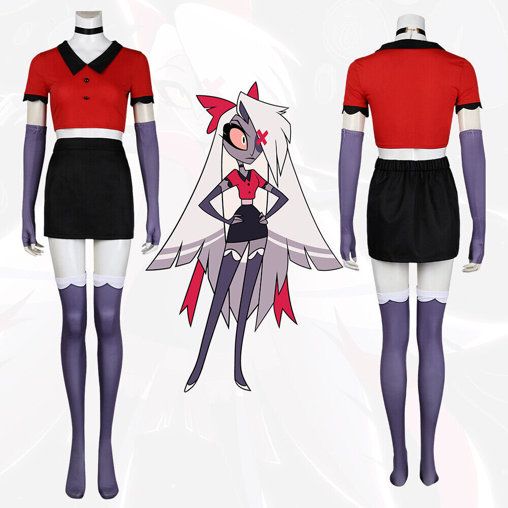 Vaggie Cosplay Costume Hazbin Hotel cosplay Costume Halloween Women Costume - $73.50