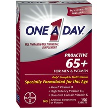 One A Day Proactive 65+ Multivitamin Tablets for Men and Women, 150ct.. - $29.69