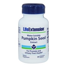 Life Extension Pumpkin Seed Extract Water-Soluble, 60 Vegetarian Capsules - $16.50