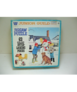 Vintage Whitman Junior Guild Jigsaw Puzzle 63 Piece Winter Fun #4429 USED - $9.99