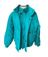 Vintage McGregor Fashion Outerwear Snow Puffer Ski Jacket green/blue large - $36.67