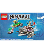 Instruction Book Only For LEGO NINJAGO Over Borg Attack 70722 - £5.11 GBP