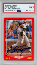 1988 Score #6 Steve Garvey Signed COA PSA 9 San Diego Padres Slabbed Autograph - £50.05 GBP