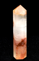Himalayan Red Azeztullite  agnitite crystal   pocket /purse obelisk  #6275 - $22.54
