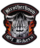 BROTHERHOOD OF BIKERS EMBRODIERED PATCH P5110 new biker bikers novelty s... - $7.72 CAD