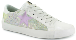 Shu Shop Womens Ophelia Iridescent Gem Pink Shimmer Pre-Scuffed Fashion ... - $74.87