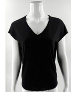 White House Black Market V Neck Tee Shirt Top Size XS Solid Short Sleeve... - $33.33 CAD