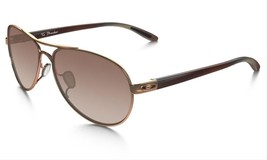 Oakley Tie Breaker Sunglasses OO4108-08 Polished Rose Gold / VR50 Brown ... - $118.79