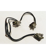 TOGGLE SWITCH- SINGLE THROW -3 SWITCHES - VG - W/WIRES - SR101 - $5.14 CAD