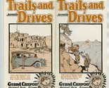 1926 Trails and Automobile Drives Grand Canyon National Park Arizona Bro... - £52.82 GBP