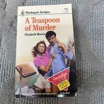 A Teaspoon of Murder Mystery Paperback Book by Elizabeth Morris Harlequin 1989 - £9.79 GBP