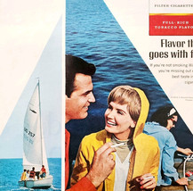 1966 Winston Cigarettes Advertisement Tobacco Smoking Sailboat Nautical ... - £23.83 GBP