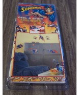 SUPERMAN Dc Comics Reuseable WALL DECAL STICKERS SET of 20 NEW - $27.16 CAD