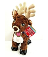 Build A Bear Reindeer Merry Mission Dancer Santa&#39;s Reindeer Plush w/ Tag... - £11.73 GBP