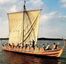 1990s Helge Ask Viking Warship Denmark Postcard Unposted Vtg Scandinavia... - $19.99