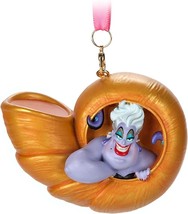 Disney Ursula Shell The Little Mermaid Sketchbook Ornament NWT Holiday Christmas - £23.98 GBP