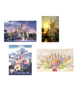 4 Sets DISNEY CASTLE Cross Stitch Pattern Patterns - £10.33 GBP