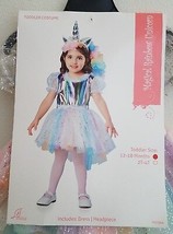 NEW Magical Rainbow Unicorn Halloween Costume Girls 12-18 Months Dress H... - £13.22 GBP