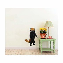 Red Panda Wall Decal - Design 1-18&quot; wide x 27&quot; tall - $23.00