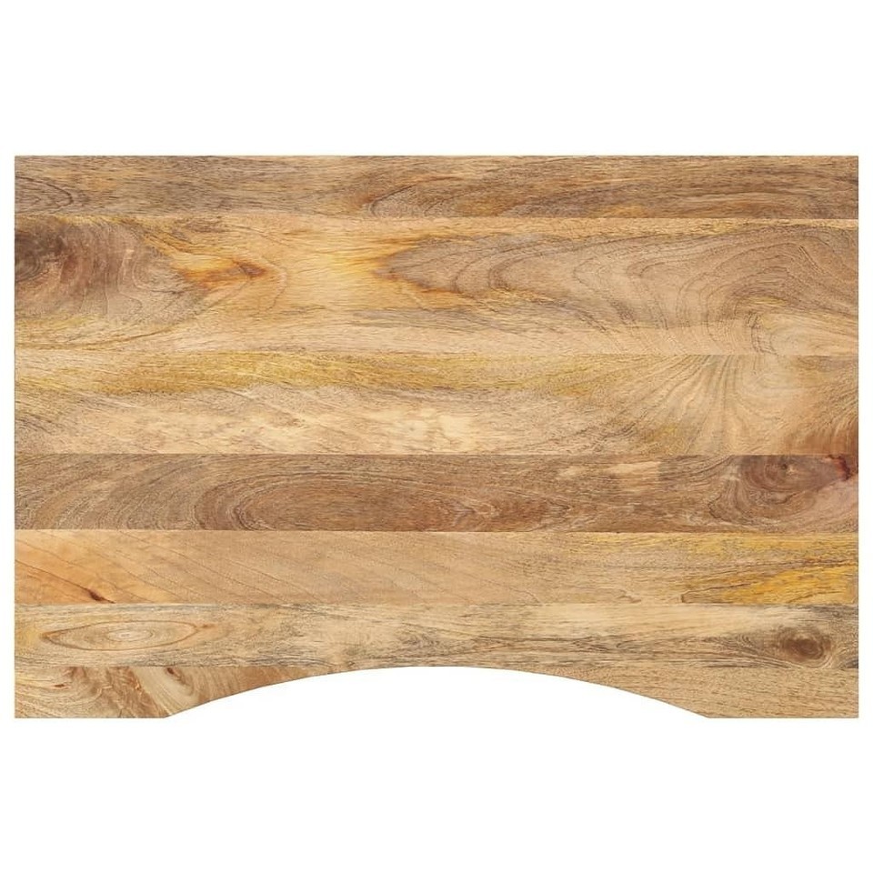 vidaXL Desk Top Natural wood color Solid rough mango wood - $105.62