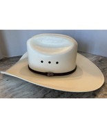 Justin Western Hard Coated Cowboy Hat 30X Men’s Ivory Workwear See Pictures - $24.70
