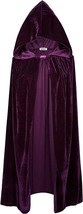 VGLOOK Kids Purple Hooded Cloak Cape - Christmas Halloween Cosplay - 5-7... - $11.61