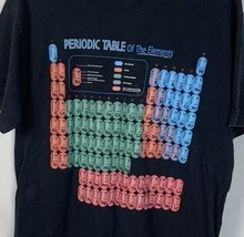 Vintage Periodic Table Of Elements T Shirt Science 2002 Y2K Promo Tee Mens Large - £19.65 GBP