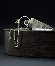 Bulk 5 Pcs Natural Quartz Crystal Cone Shaped Gemstone Dowsing Pendulums - £38.93 GBP