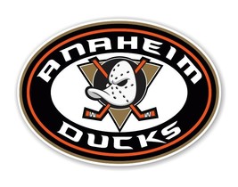 Anaheim Ducks Oval Decal / Sticker Die cut - $4.05 CAD+