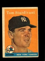 1958 TOPPS #127 TOM STURDIVANT VG+ YANKEES *NY8808 - $4.17