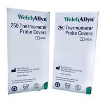 Welch Allyn 250 Thermometer Probe Covers #05031 Set Of 2 Boxes 500 Count... - $17.95