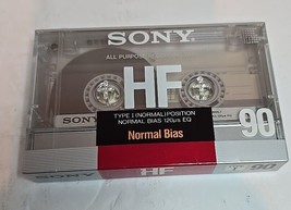 Sony HF Type I 90 Minutes Blank Cassette Tape New Sealed - £7.72 GBP