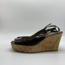 Marc Fisher women&#39;s sandals wedges  Dark Brown size 8M - £18.99 GBP