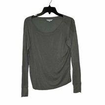 Lucky Brand Women XS Modal Long Sleeve Tee Top Drop Shoulder Pullover Crewneck - £11.75 GBP