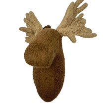 Hobby Lobby Moose Head Plush Wall Mount Hanging Baby Nursery Kids Room - $18.76