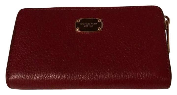 Burnt Red Jet Set Travel Multifunction Leather Smart Phone Wallet,NWT $98 - $85.00