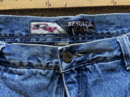 Vintage Mens Results Baggy Jean Shorts Size 40 Big Pockets Medium Wash Y2K - £70.43 GBP