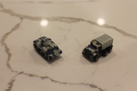 Micro Machines US army trucks hidden mini cars complete Lot Of 4 Cars Galoob - £31.26 GBP