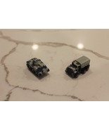 Micro Machines US army trucks hidden mini cars complete Lot Of 4 Cars Ga... - $39.99