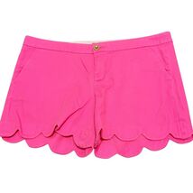 Lilly Pulitzer Pink Scalloped Hem Shorts Size 14 - $38.40