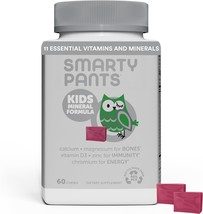 SmartyPants Kids Mineral Chews: Magnesium Citrate &amp; Calcium Supplement with Vita - £27.97 GBP