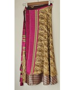 Upcycled Indian Sari Wrap Skirt S476 - €15,78 EUR