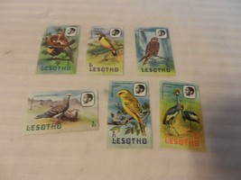 Lot of 6 Lesotho Stamps #321-6 from 1981 Birds MNH - £8.03 GBP