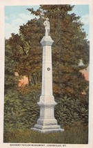 LOUISVILLE KENTUCKY~ZACHARY TAYLOR MONUMENT~1920 POSTCARD - £4.82 GBP