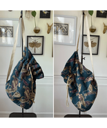 Vintage 90s Golf Tapestry Sling Shoulder Bag Drawstring - $595.35 MXN