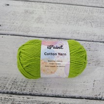 iPaint Versatile High Quality Green Cotton Yarn - 40 Meters Long, Multiple Uses - £13.55 GBP