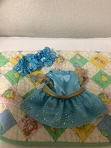 Cabbage Patch Kids Blue Dress & Headband For CPK’s 13-14 Inches 2021 - $38.00