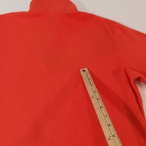 Land's End Men's Orange 1/4 Zip Pullover Performance Long Sleeve Sweatshirt M image 3