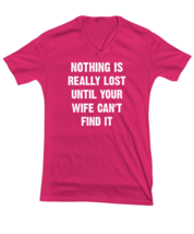 Funny TShirt Nothing Is Really Lost Heliconia-V-Tee  - £18.08 GBP