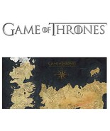 Game of Thrones GOT Westeros Map Seven Kingdoms &amp; Beyond Tempered Glass ... - £31.58 GBP